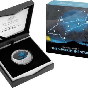 2021 $1 Star Dreaming - The Shark In The Stars 1oz Silver Proof Coin