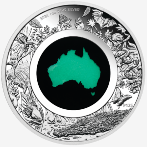 2024 Great Southern Land Chrysoprase 1oz Silver Proof Coin