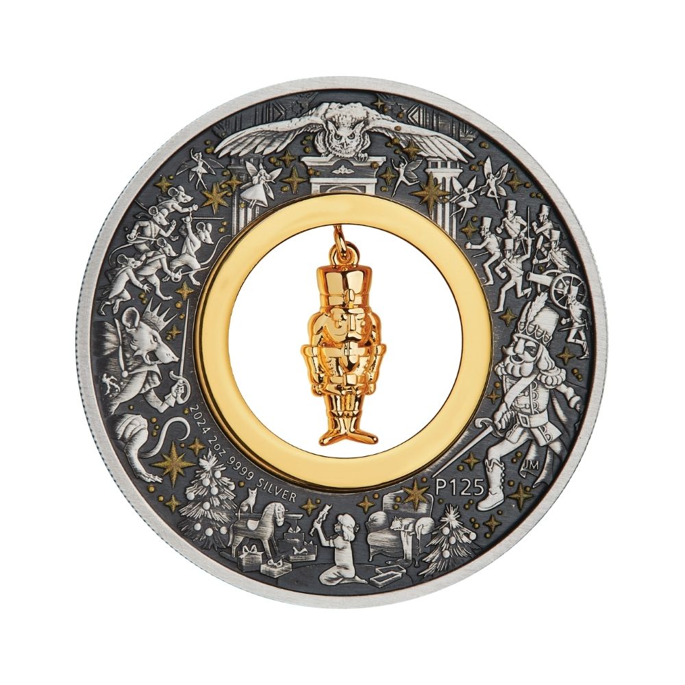 2024 The Nutcracker 2oz Silver Antiqued Coin With Insert - Image 2