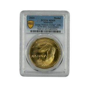 PCGS - 2024 ACR Swan Dollar MS69