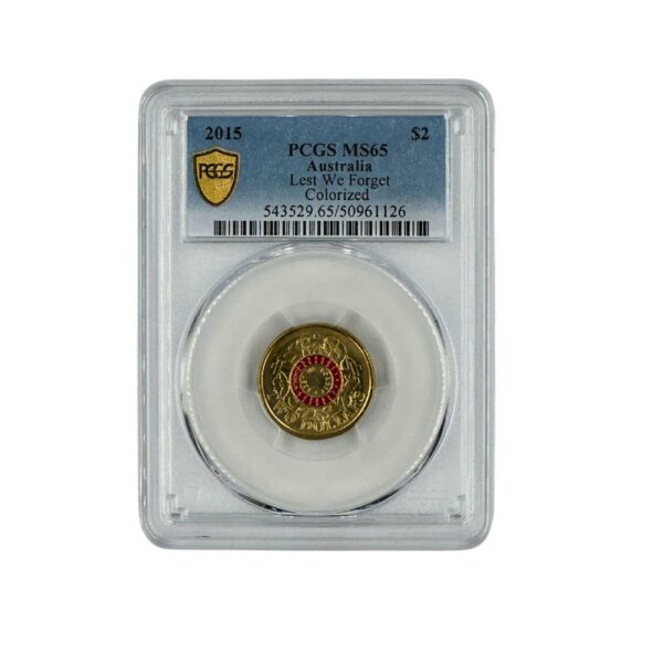 PCGS - 2015 $2 LWF Red Ring MS65