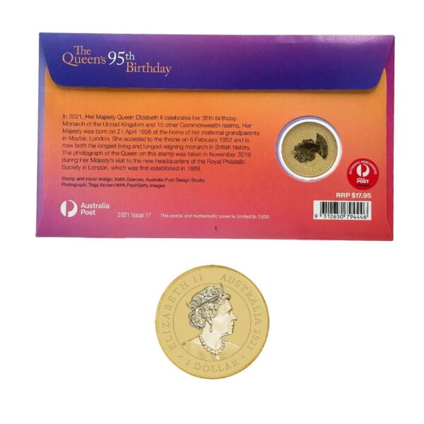 PNC - 2021 $1 The Queen's 95th Birthday - Image 2