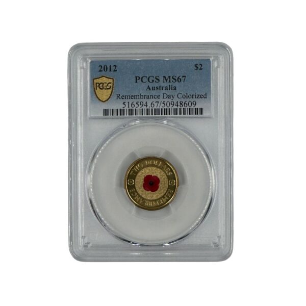 PCGS - 2012 $2 Red Poppy MS67