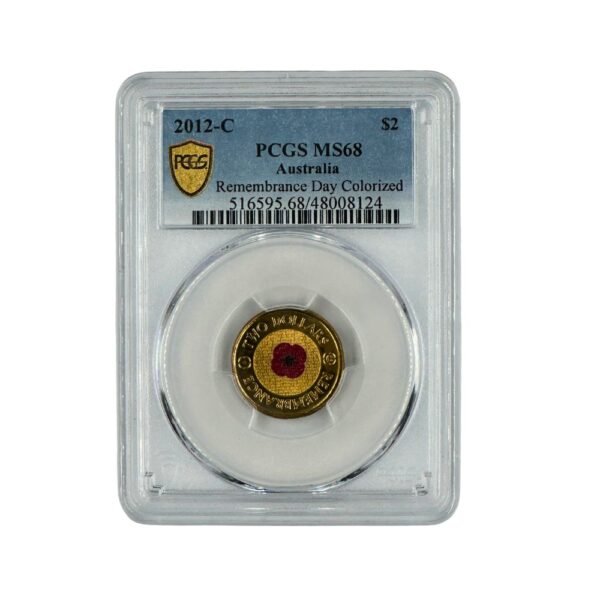 PCGS - 2012-C $2 Red Poppy MS68