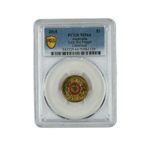 PCGS - 2015 $2 LWF Red Ring MS64
