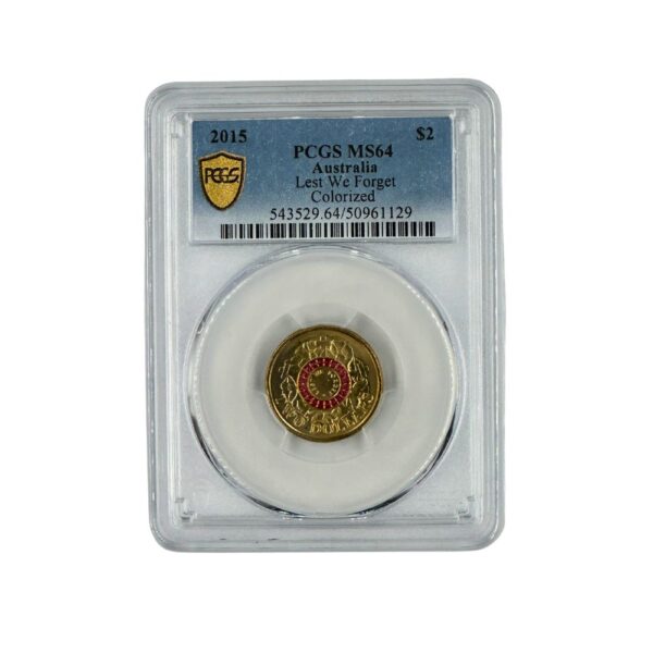 PCGS – 2015 $2 LWF Red Ring MS64