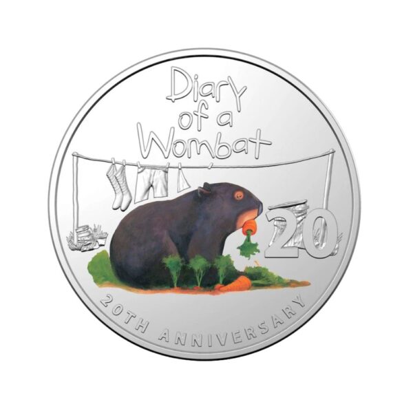 RAM - 2022 20c Diary Of A Wombat Coin On Card - Image 2