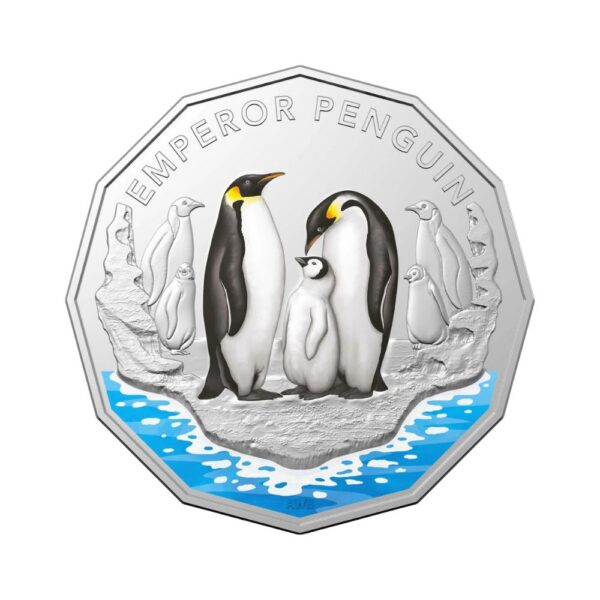 RAM - 2023 50c Emperor Penguin Coin On Card - Image 2