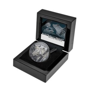 Perth Mint - 2024 Australia At Night Red-Eyed Tree Frog 1oz Silver