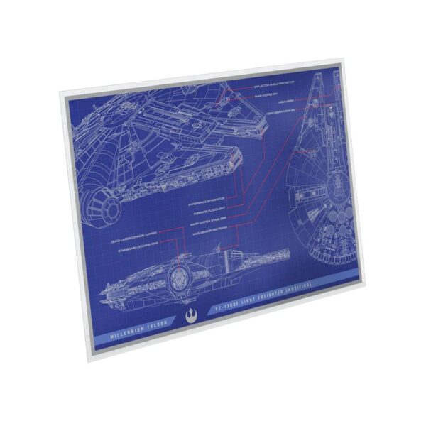 Agoro - Star Wars Blueprint Series - Millennium Falcon 1oz
