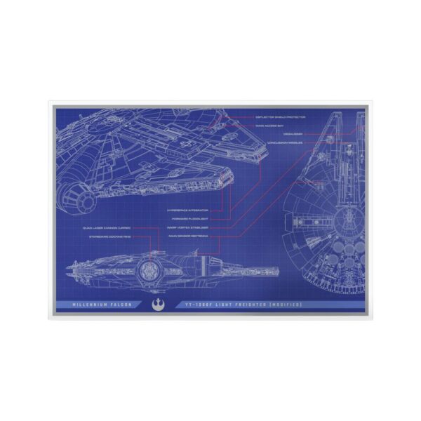 Agoro - Star Wars Blueprint Series - Millennium Falcon 1oz - Image 4