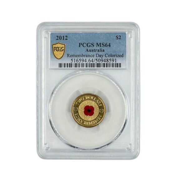PCGS - 2012 $2 Red Poppy MS64