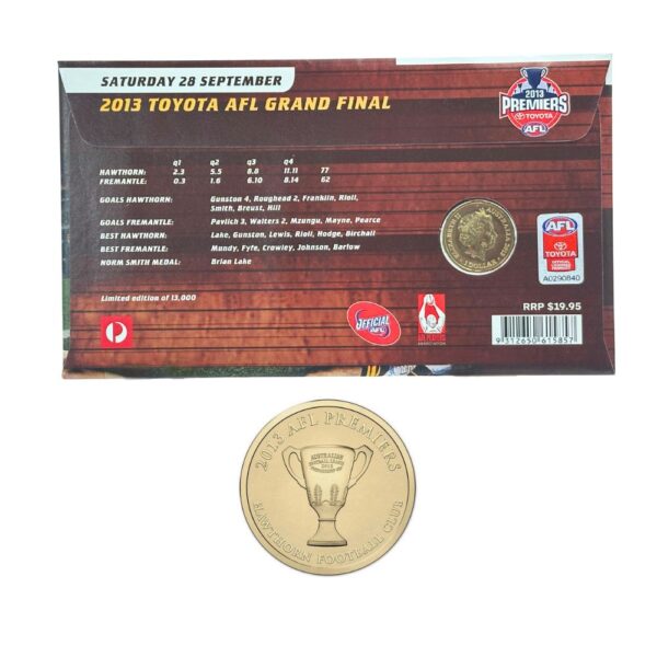 PNC - 2013 $1 AFL Premiers Hawthorne - Image 2