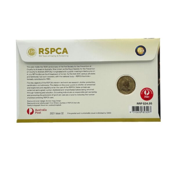 PNC - 2021 $1 RSPCA Cat - Image 2