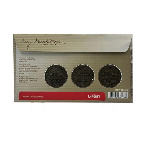 PNC - 2022 Mary McKillop 1842 - 1809 3 Medallions On Cover - Image 2