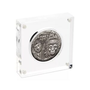 Perth Mint - 2017 50 Years Planet Of The Apes 2oz Silver Antiqued