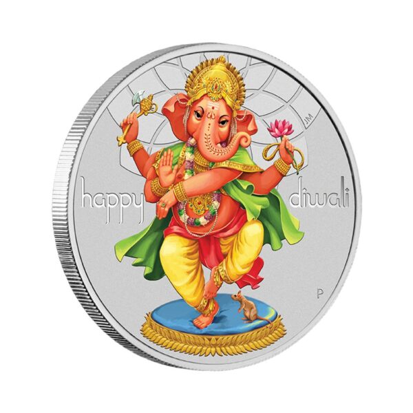 Perth Mint - 2018 Diwali Ganesh 1oz Silver - Image 2