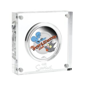 Perth Mint - 2021 The Simpsons Itchy And Scratchy 1oz Silver