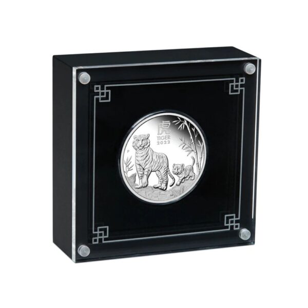 Perth Mint - 2022 YOT Tiger 1/2oz Silver Coloured Coin