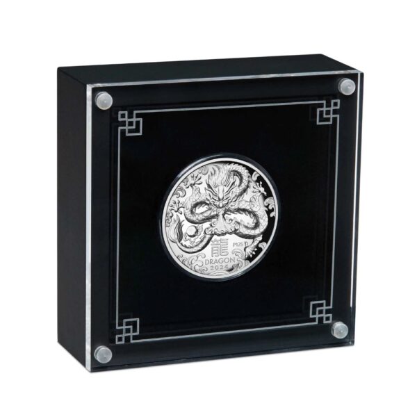 Perth Mint – 2024 Year Of The Dragon 1oz Silver HIGH RELIEF