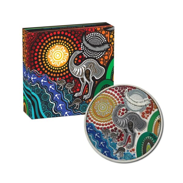 Perth Mint - 2025 Emu Utingat 2oz Silver Proof - Image 2