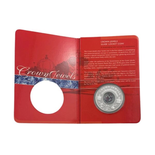 Perth Mint - Crown Jewels Silver Locket Coin 1oz Silver - Image 2
