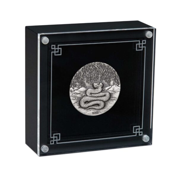 Perth Mint - YOT Snake 2oz Antiqued Coin