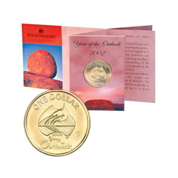 RAM - 2002 $1 Year of the Outback Coin On Card
