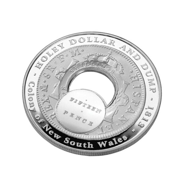 RAM - 2003 $1 Holey Dollar and Dump Silver Proof - Image 2