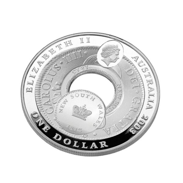 RAM - 2003 $1 Holey Dollar and Dump Silver Proof - Image 3
