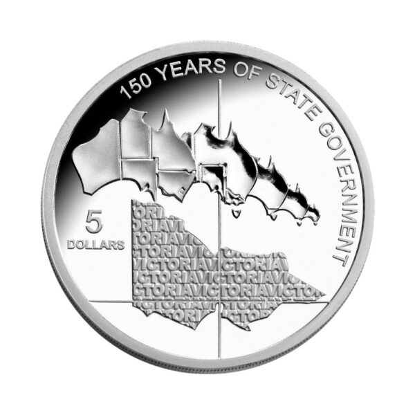 RAM - 2006 $5 150 Years of State Government South Australia Silver Proof - Image 2