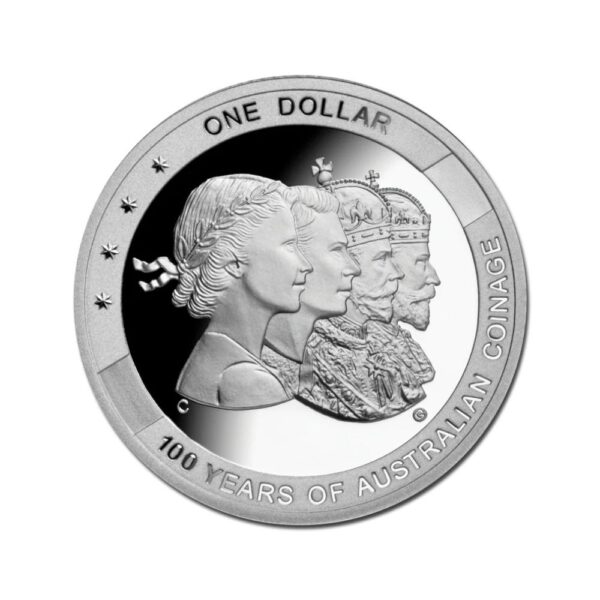 RAM – 2010 $1 100 Years of Australian Coinage Silver Proof - Image 2