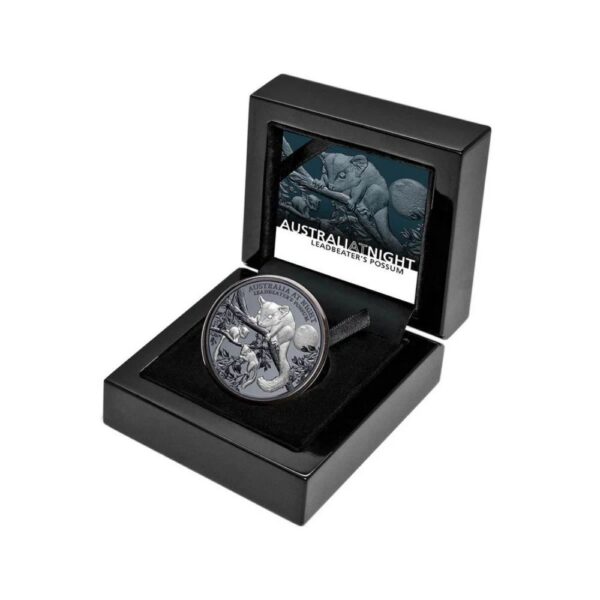 Perth Mint - 2022 Australia At Night Leadbeaters Possum 1oz Silver