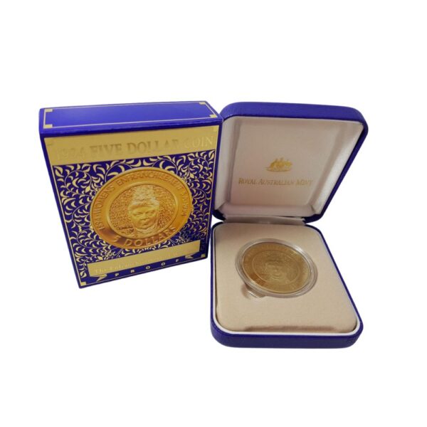 RAM - 1994 $5 Enfranchisement Of Women $5 Coin