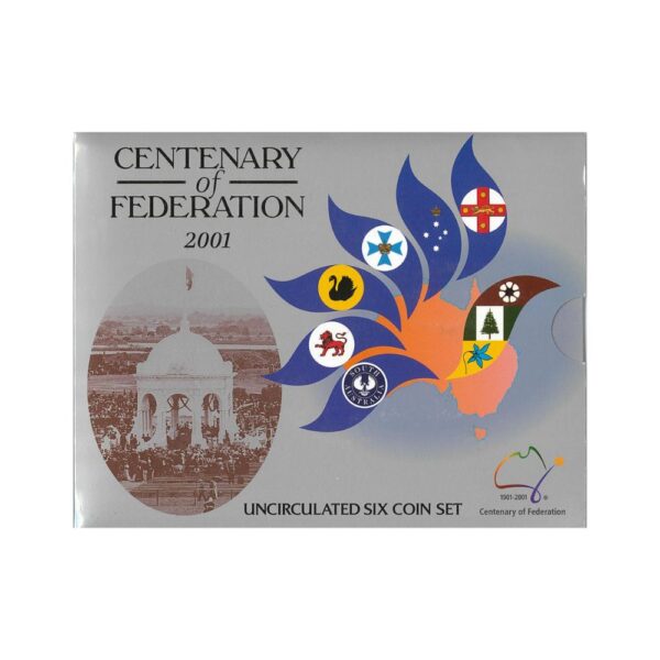 RAM - 2001 Centenary Of Federation Six Coin Uncirculated Set - Image 2