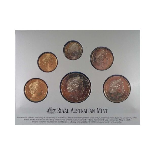 RAM - 2001 Centenary Of Federation Six Coin Uncirculated Set - Image 3