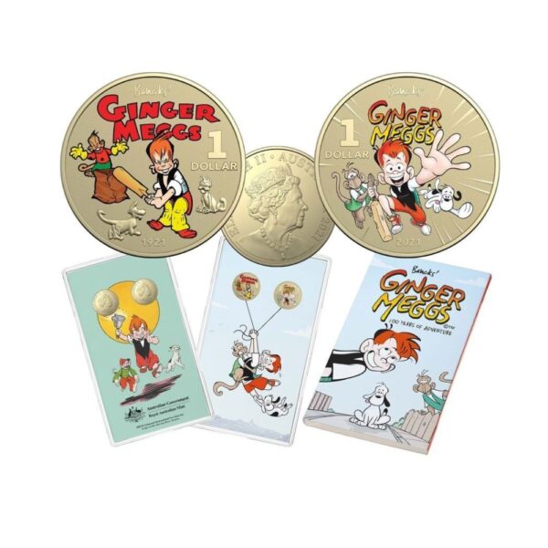 RAM - 2021 $1 Ginger Meggs 2 Coin Set - Image 2