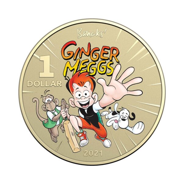 RAM - 2021 $1 Ginger Meggs 2 Coin Set - Image 5