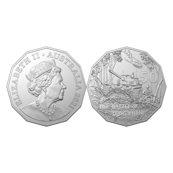 RAM - 2021 50c Operation Overlord Coin On Card - Image 2