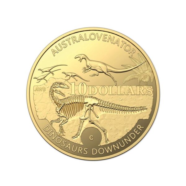 RAM - 2022 $10 Dinosaurs Down Under 1/10th oz Gold Proof - Image 3