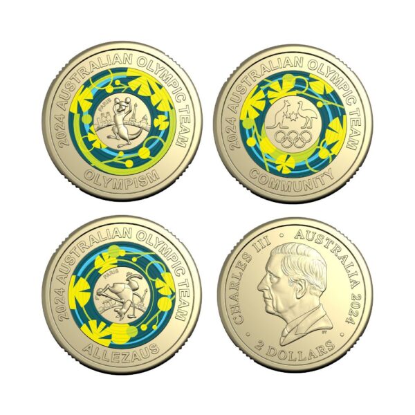RAM - 2024 Australian Olympic Team $2 Coin Set - Image 2
