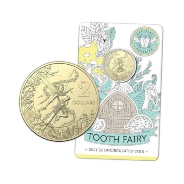 RAM - 2021 $2 Tooth Fairy Coin On Card