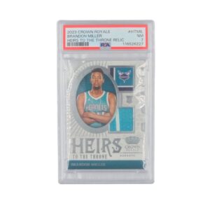 2023 Crown Royale Heirs To The Throne Relic - Brandon Miller PSA7