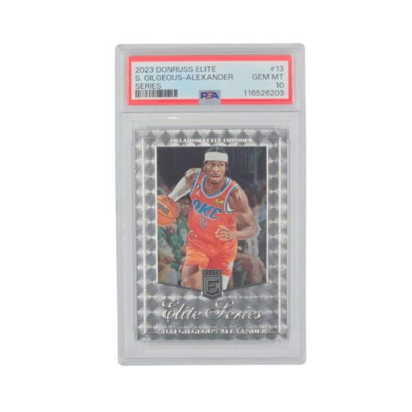 2023 DonRuss Elite #13 - Shai Gilgeous-Alexander PSA10