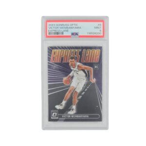 2023 DonRuss Optic Express Lane #8 - Victor Wembanyama PSA9