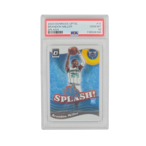 2023 DonRuss Optic Splash #11 - Brandon Miller PSA10