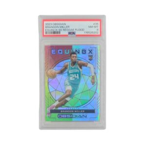 2023 Obsidian Exuinox-EE Reggae Flood #35 - Brandon Miller PSA8 23/60
