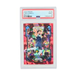 2023 Prizm Red Ice #110 - Luka Doncic PSA9