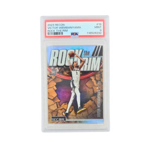 2023 Recon Rock The Rim #18 - Wembanyama PSA9