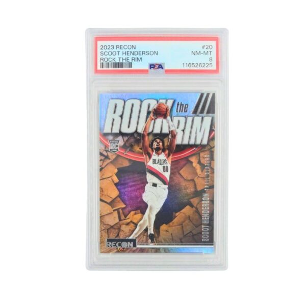 2023 Recon Rock The Rim #20 - Scoot Henderson PSA8
